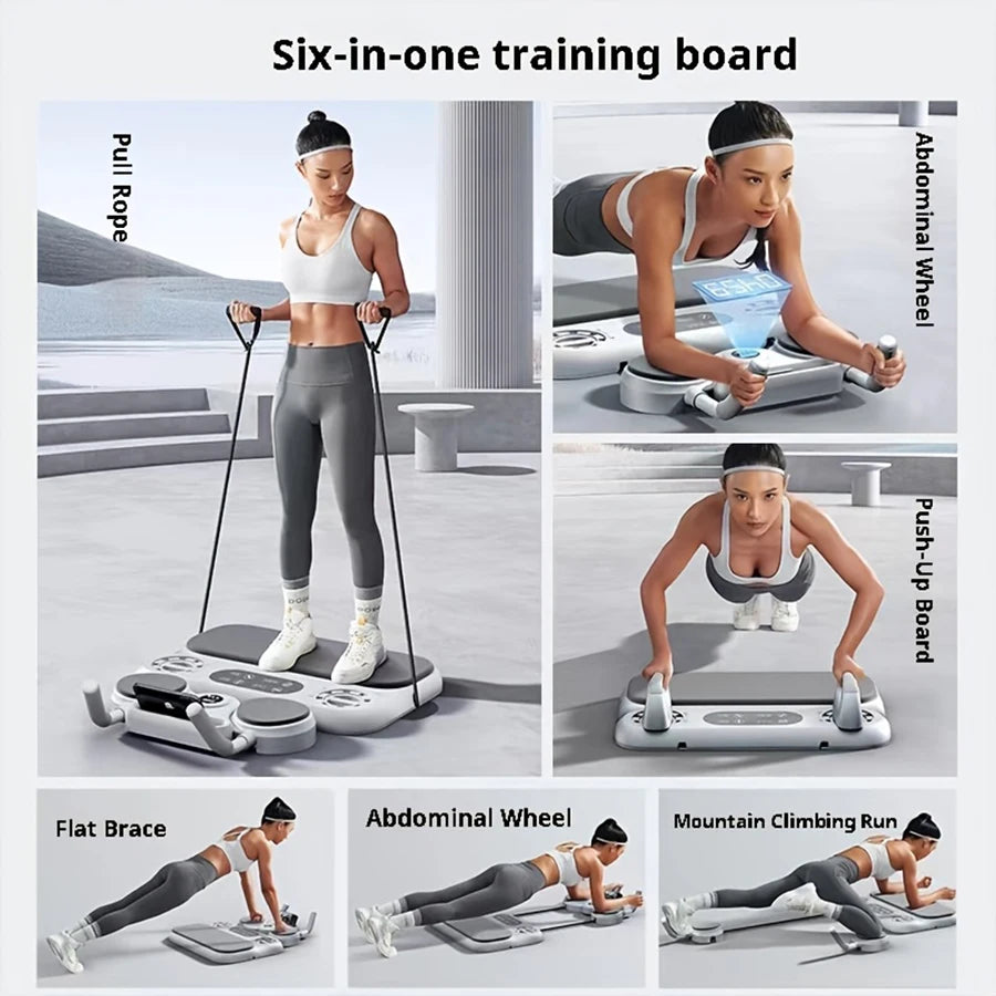 ABS 6-in-1 Multi-Purpose Pilates and Abdominal Training Board Set