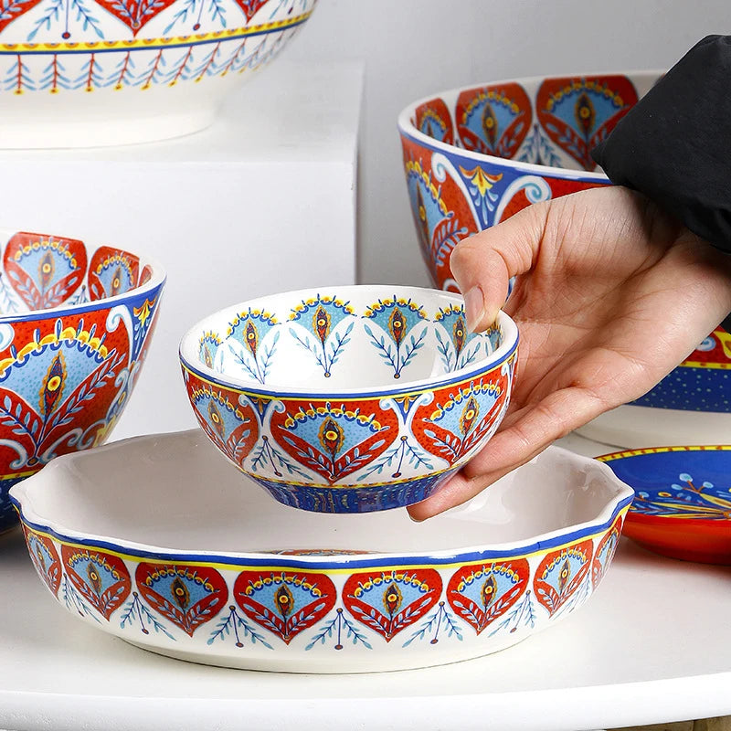 Ceramic Yellow Mug Dinner Set