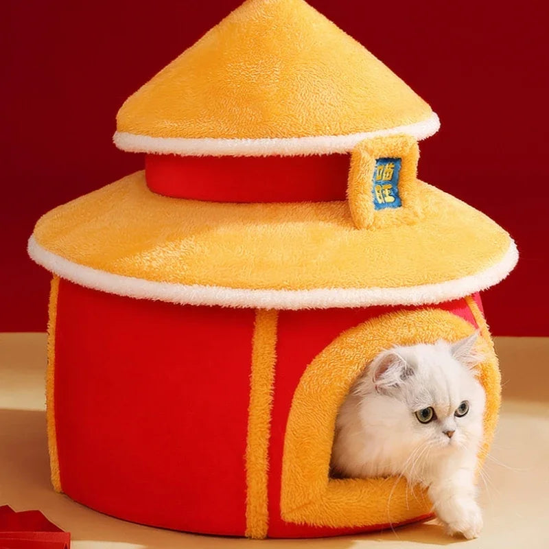 Palace Bed House Fall Winter Deep Sleep Plush
