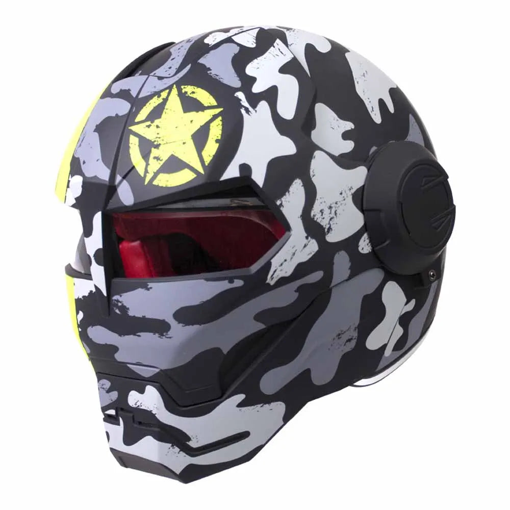 M-XL Biker Helmet Matte Scratch Full Face Wear-Resistant Breathable