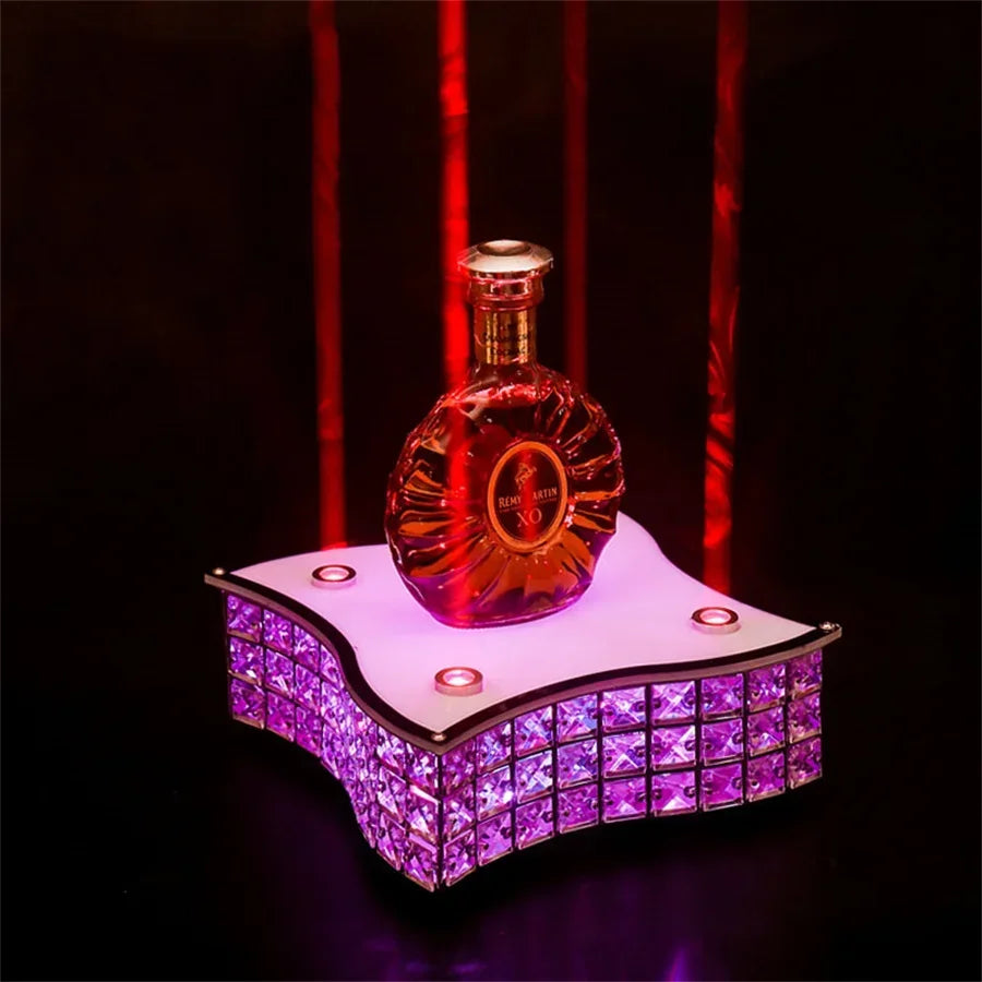 Led Champagne Wine Bottle Presenter