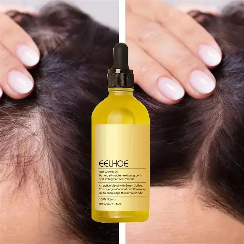 60ml Rosemary Anti-loss Hair Regrowth Essential Oil Scalp Treatment