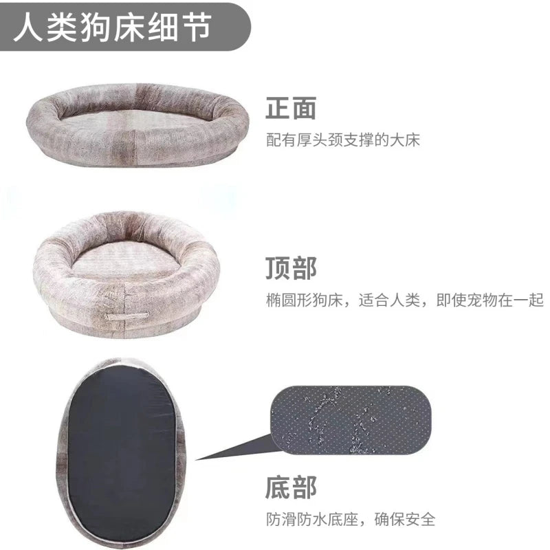 Lazy sofa interactive furniture big dog bed