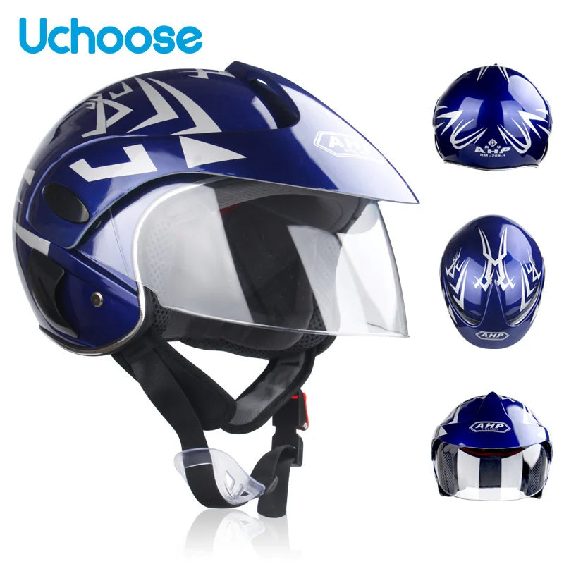 Child Motorcycle Helmet 3-9 Years Abs Unisex