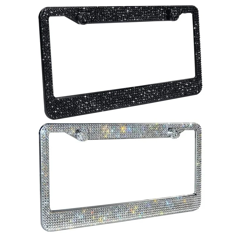 Bling Rhinestone License Plate Frame