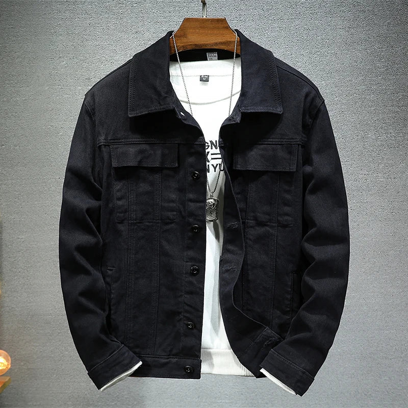 Men's Stretch Slim Fit Denim Jacket