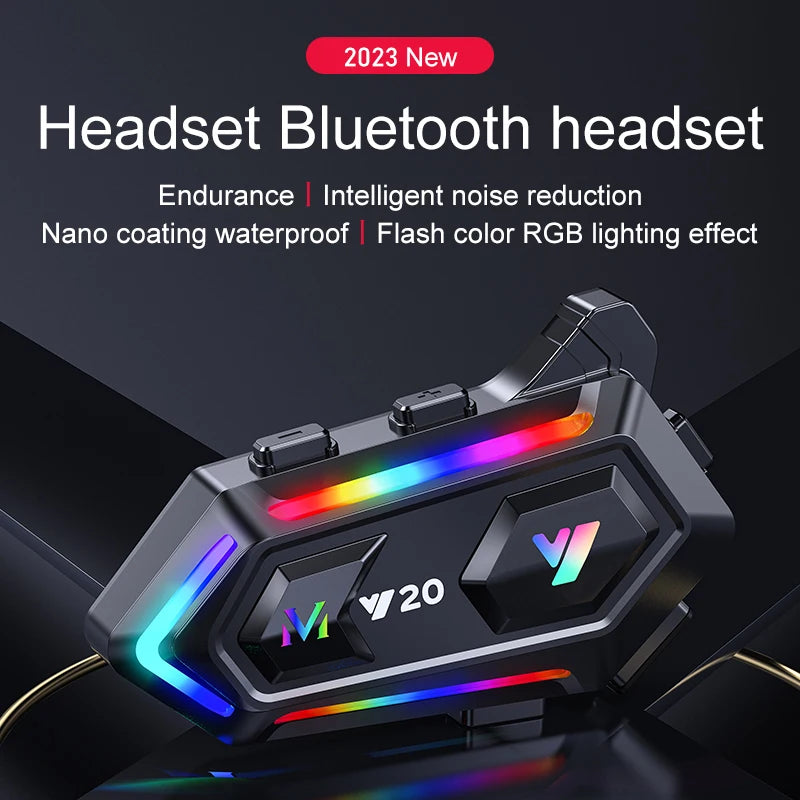 Y20 Motorcycle Helmet Bluetooth Headset