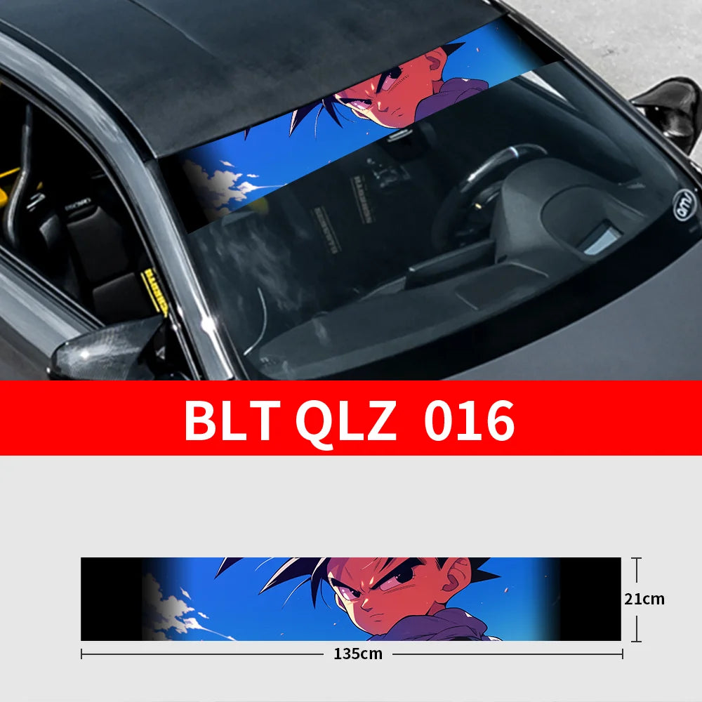 GOKU Front and Rear Decorative Sunshade Decals