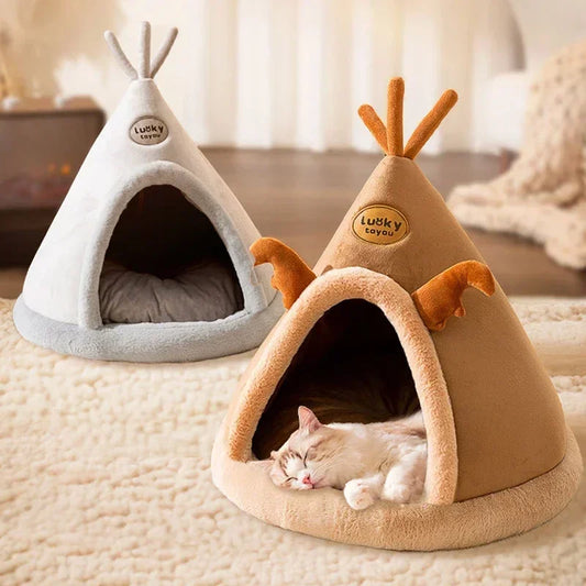 Winter Warm Soft Nest Kennel Cozy Sleeping Cave