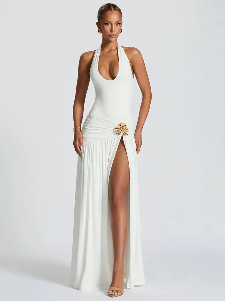 Elegant Backless Sexy Maxi Dress
