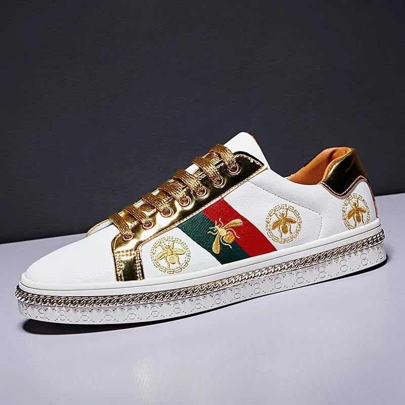 Trendy Embroidered Casual Sneakers