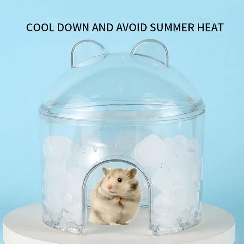 Cooling House Small Animal Rest Ice Nest Hollowed-out Design