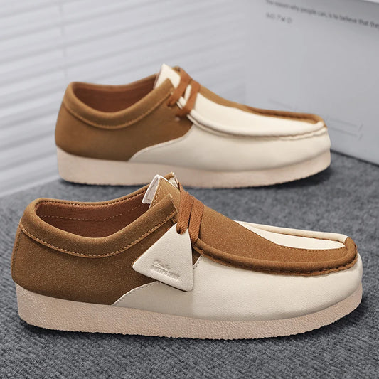Vintage Suede Comfortable Mens Boat Shoes