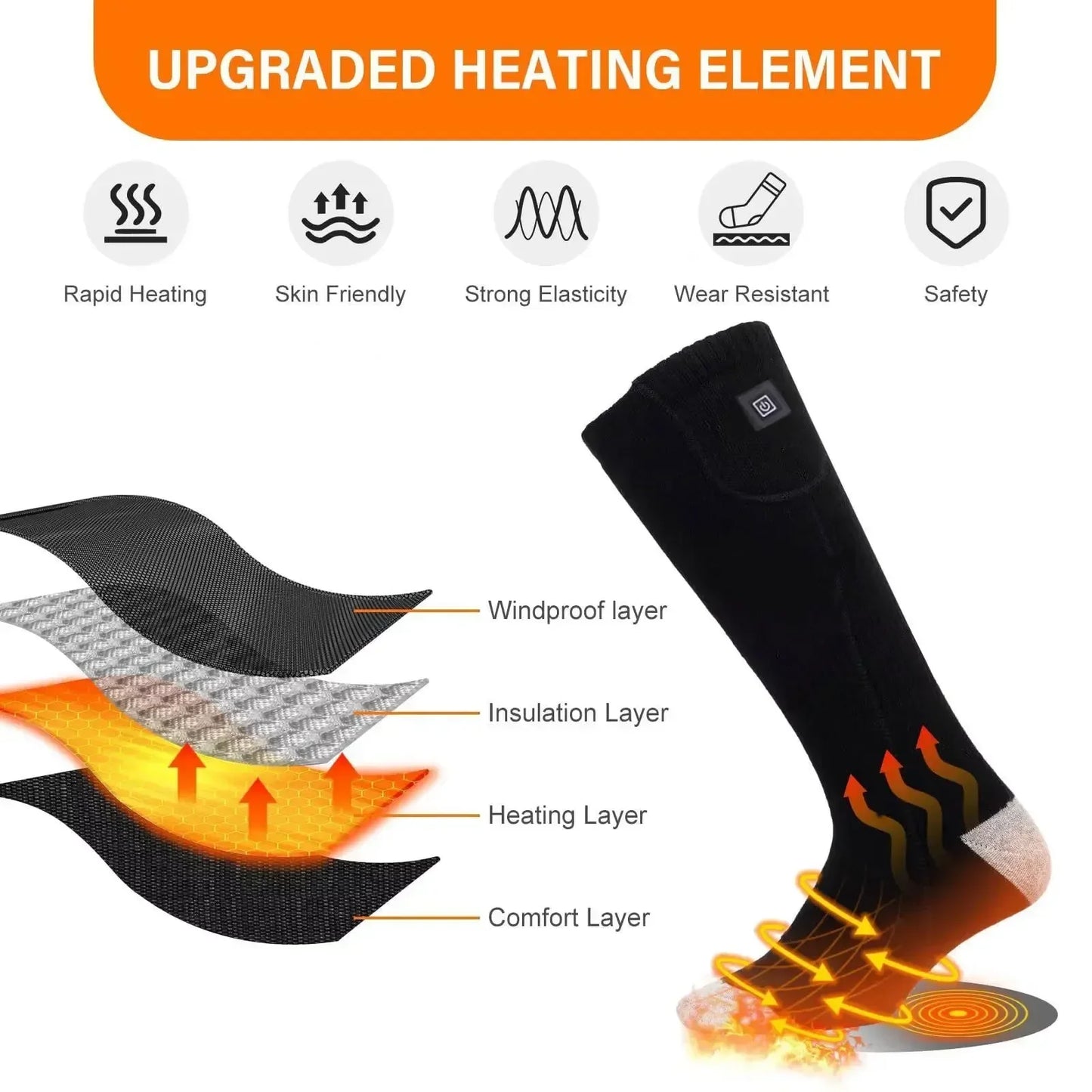 Electric Heating Socks