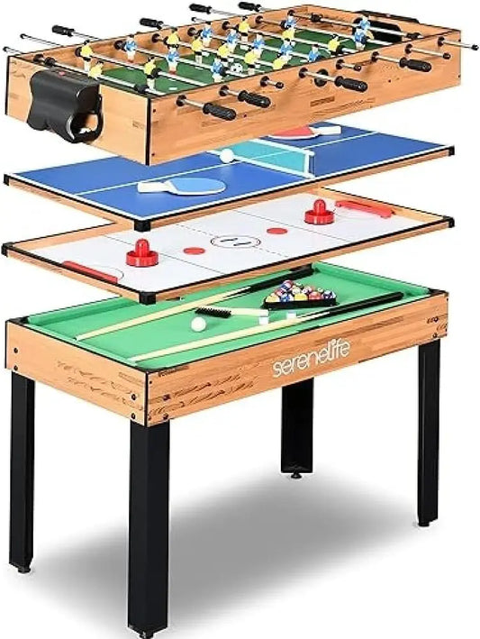 Multi Game Table, 48" Sports Arcade Games with Accessories