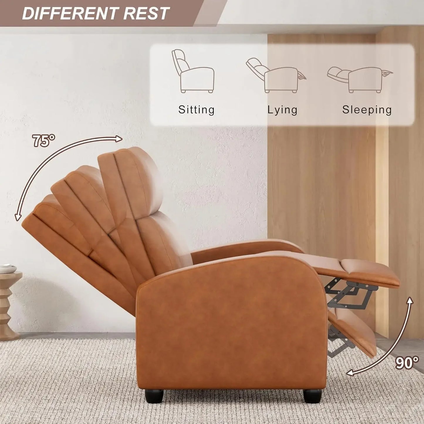 Adjustable Home Theater Single Recliner