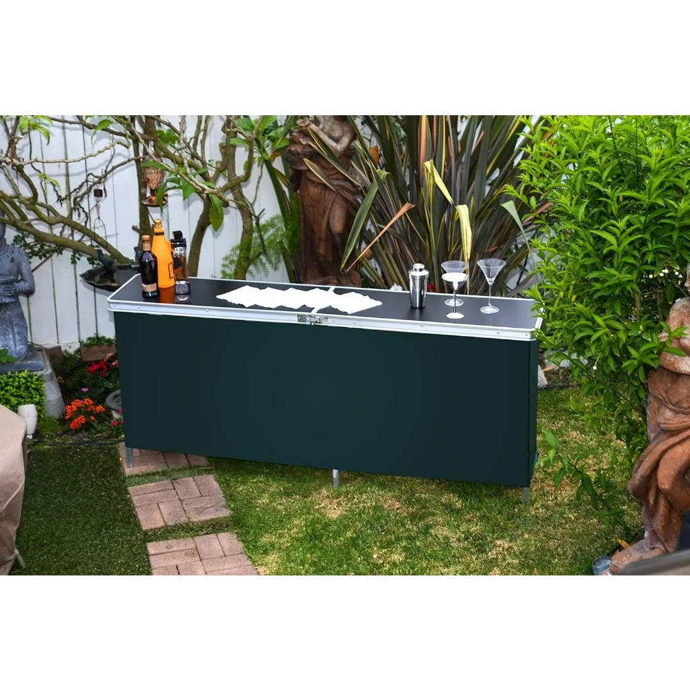 Portable Bar Table, Black