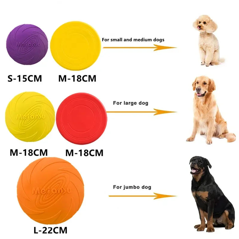 15/18/22cm Dog Toy Flying Discs