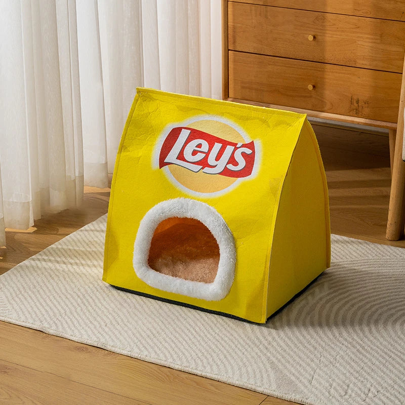 New Creative Potato Chip Bag Sleeping Bed