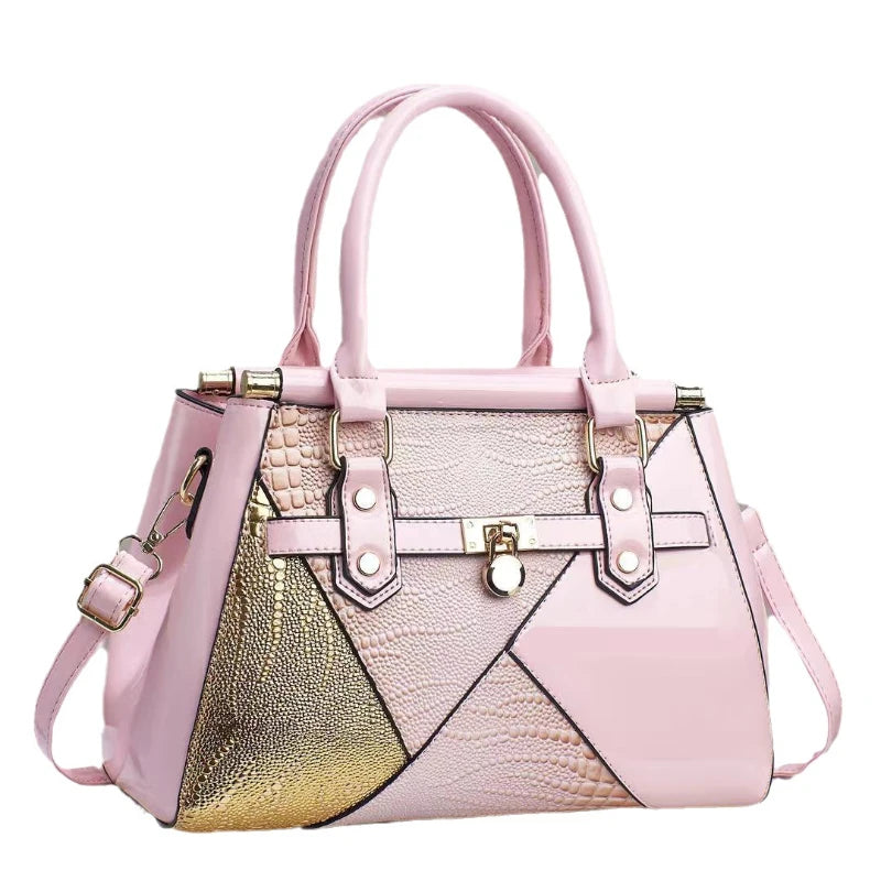 Fashionable Luxury Texture Lizard Pattern Shoulder Bag