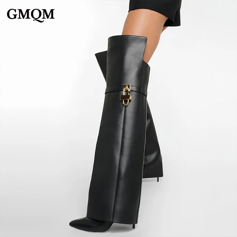 Women Over Knee Pointed Toe Stiletto Long Boots