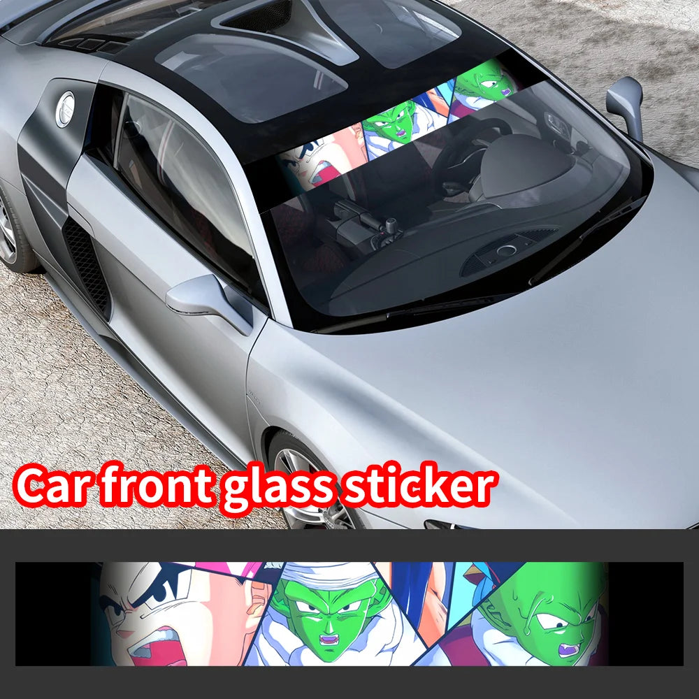 GOKU Front and Rear Decorative Sunshade Decals