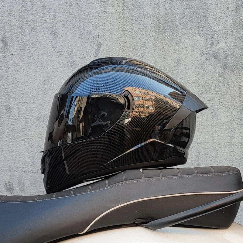 Full Face Double Visor Racing Helmet