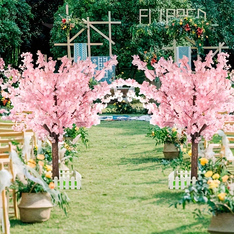 Handmade Artificial Cherry Blossom Pink Tree