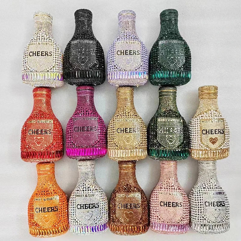 New Arrival Bottle Crystal Evening Bag