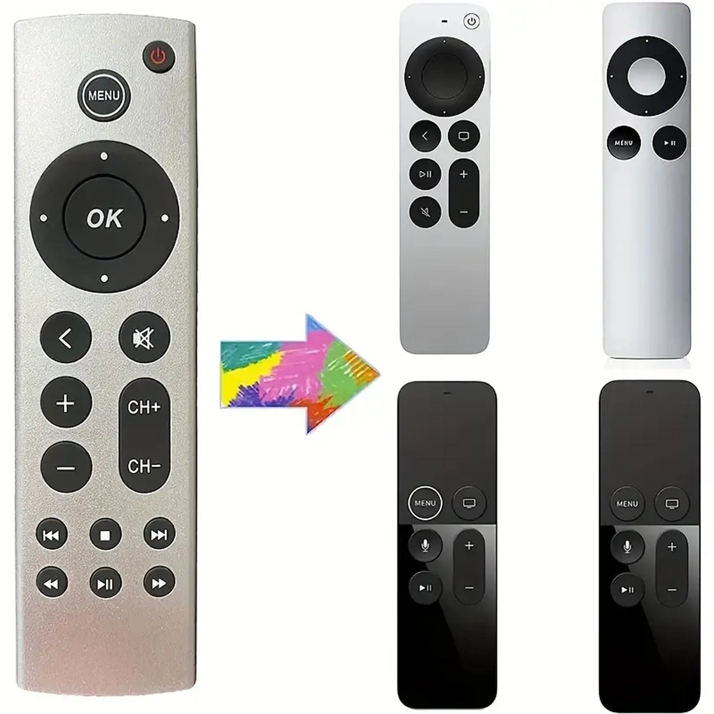 Universal Replacement Remote Control for TV 4K All Series