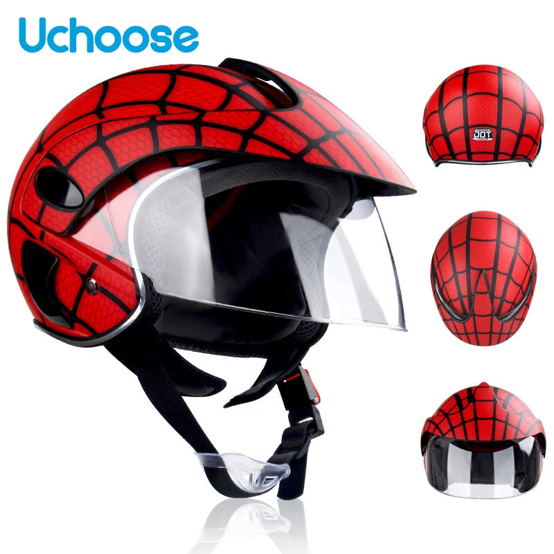 Child Motorcycle Helmet 3-9 Years Abs Unisex