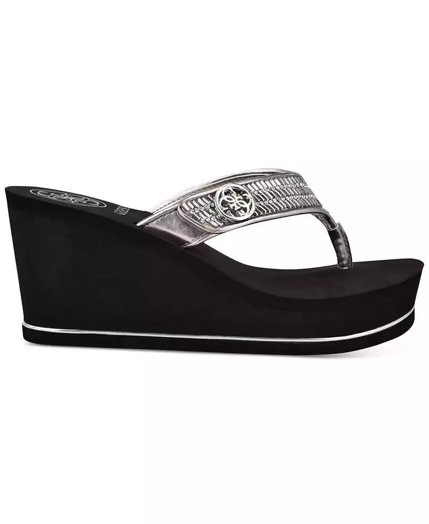 GUESS Saralyn Casual Slip-On Foam Wedge Sandals