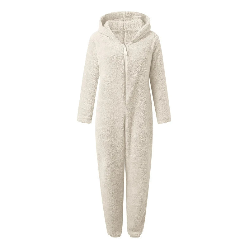 Fleece Sleepwear Hood Set Pajamas