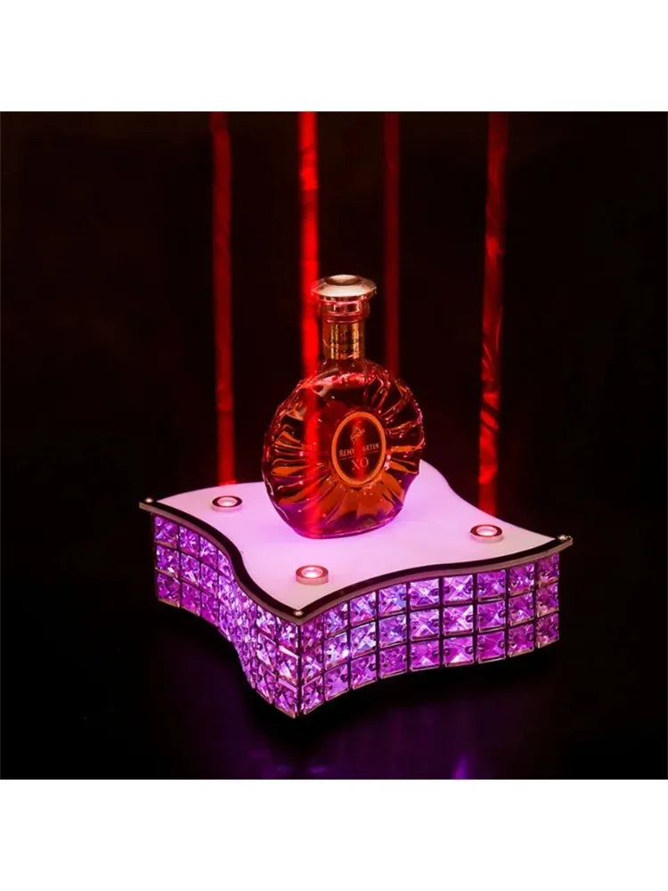 Led Champagne Wine Bottle Presenter