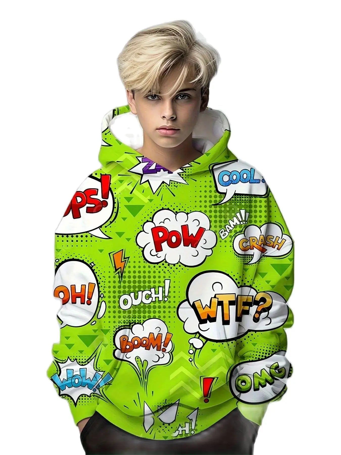 Hoodies Creative 3D Art Graffiti Sweatshirt