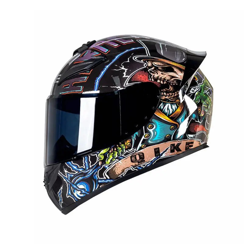 Motorcycle Helmet Safe All Seasons Full Helmet