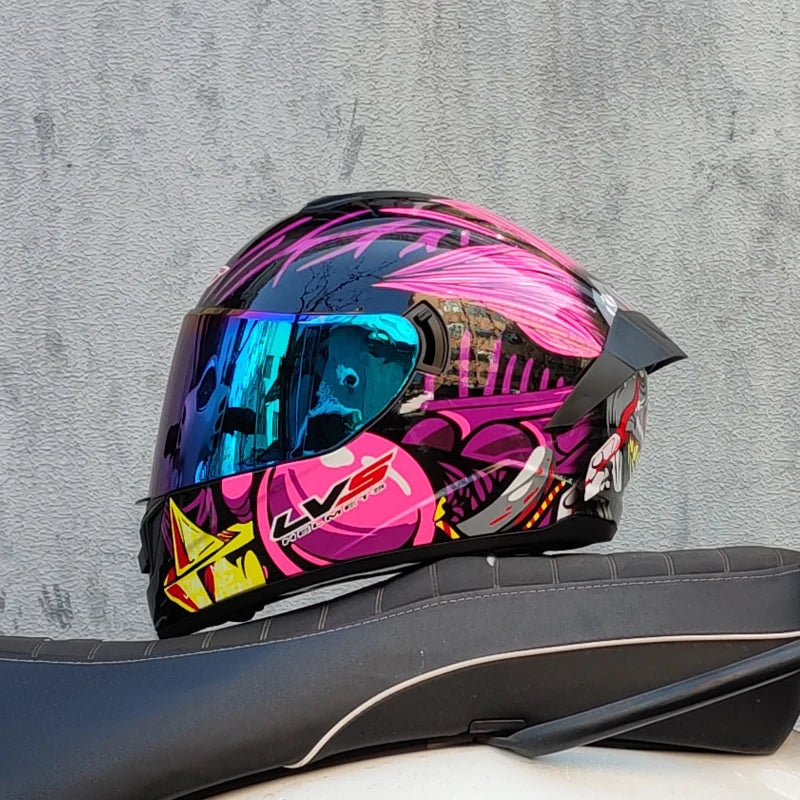 Full Face Double Visor Racing Helmet