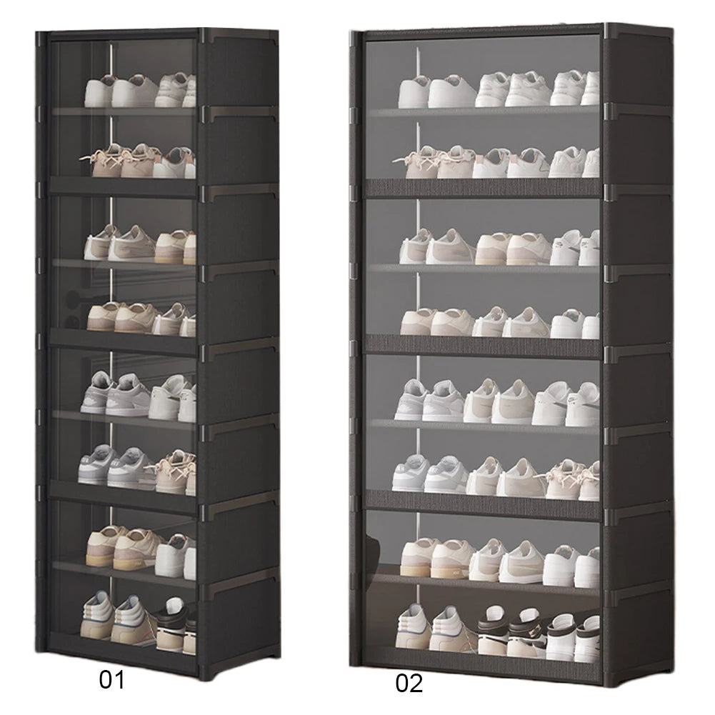 9 Tier Multi-Layer Dustproof Door Shoe Organizer