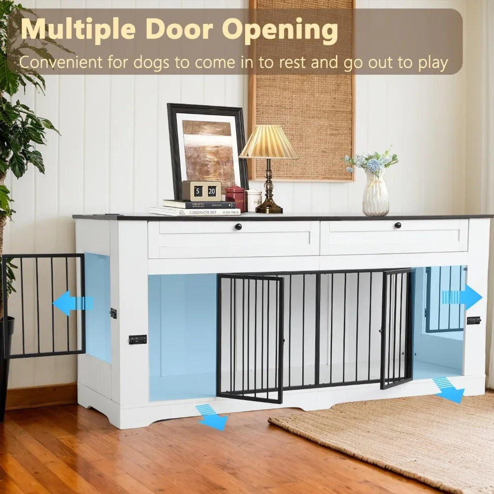 Large Furniture-Decorative Heavy Duty Dog Cage Indoor