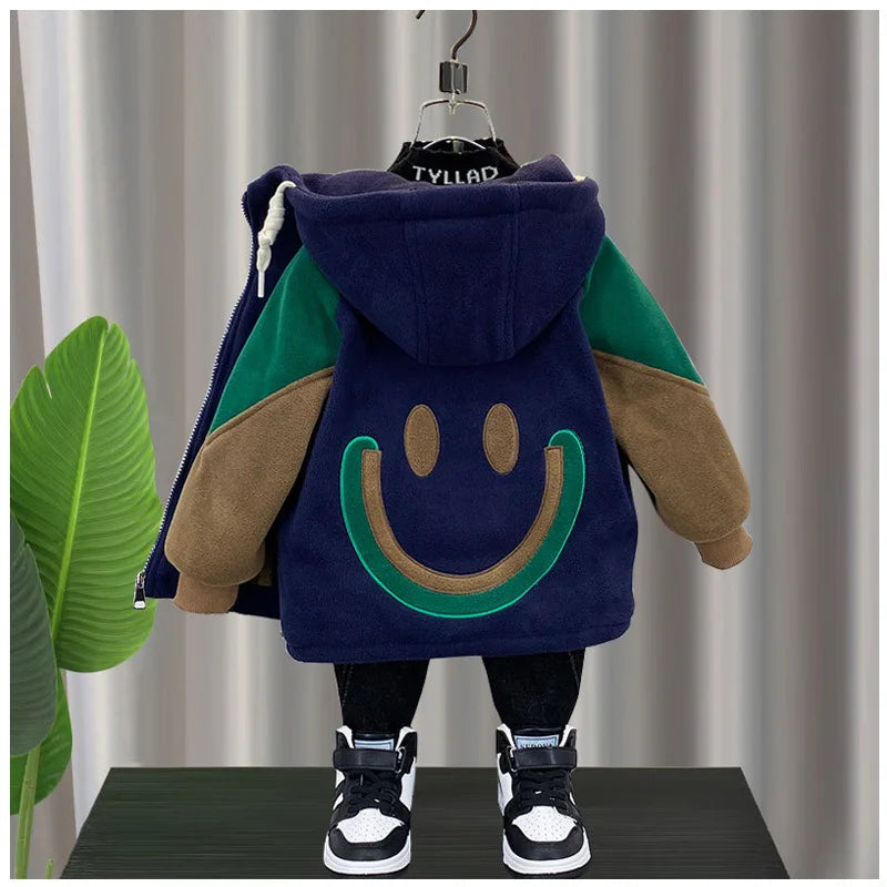 Velvet Winter Children Cotton Jackets