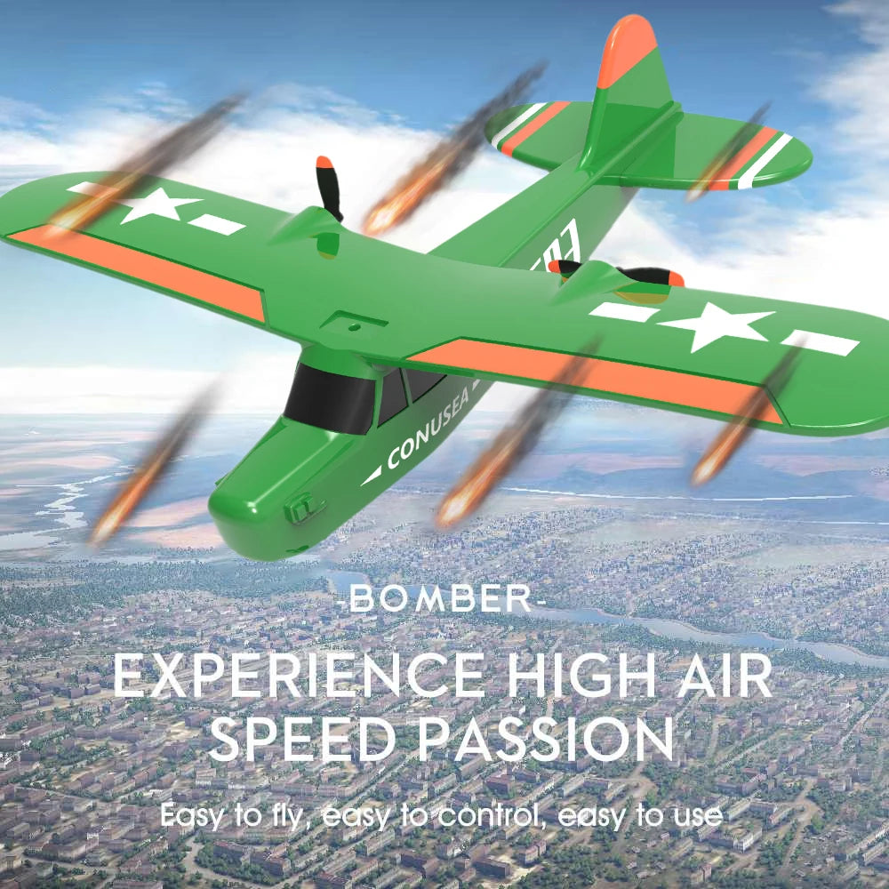 RC Glider Foam Electric Fighter Remote Control Airplane Fall Resistant