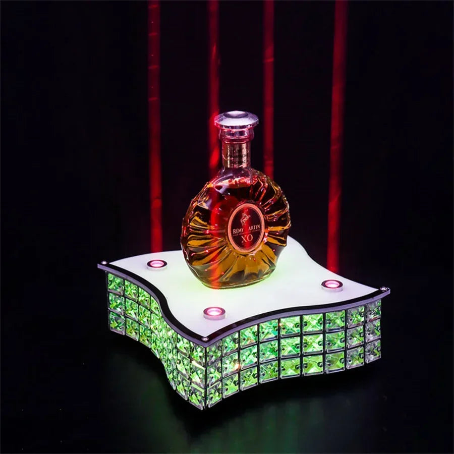 Led Champagne Wine Bottle Presenter
