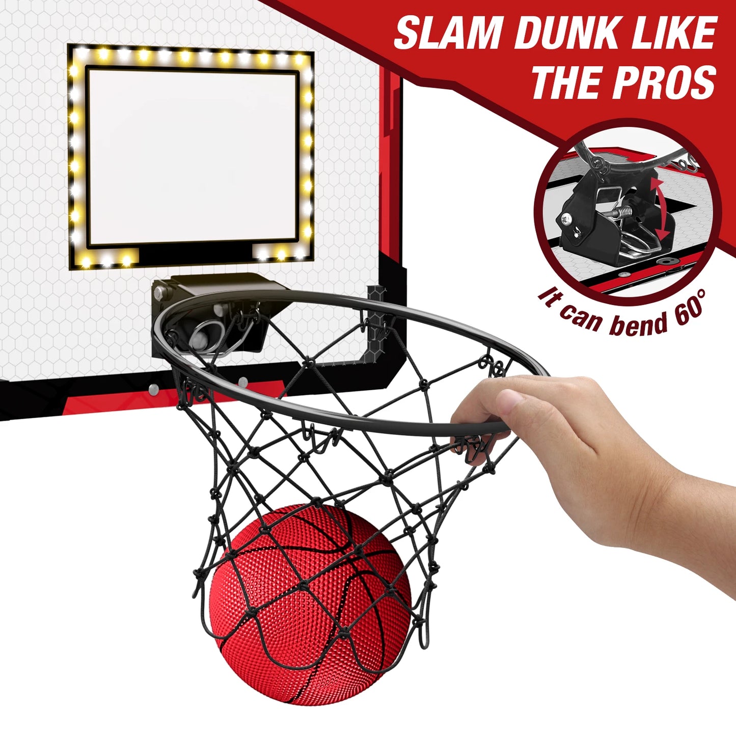Basketball Hoop Double Home Scoring Hoop Set