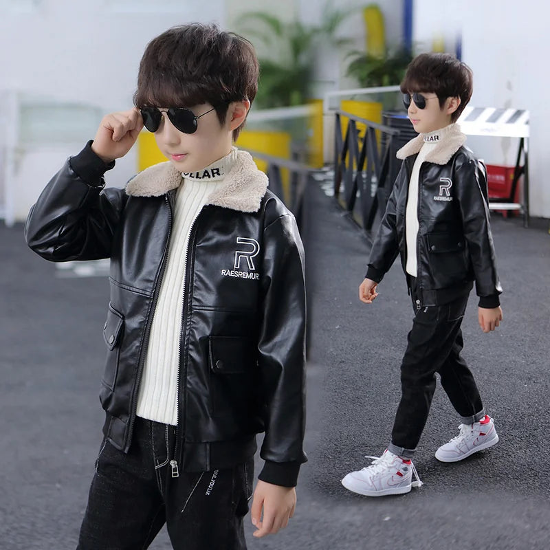 Childrens Leather Jacket