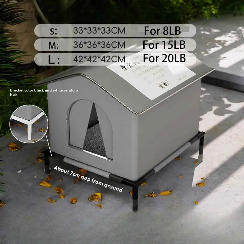 Stray Cat Dog House Waterproof Foldable Washable