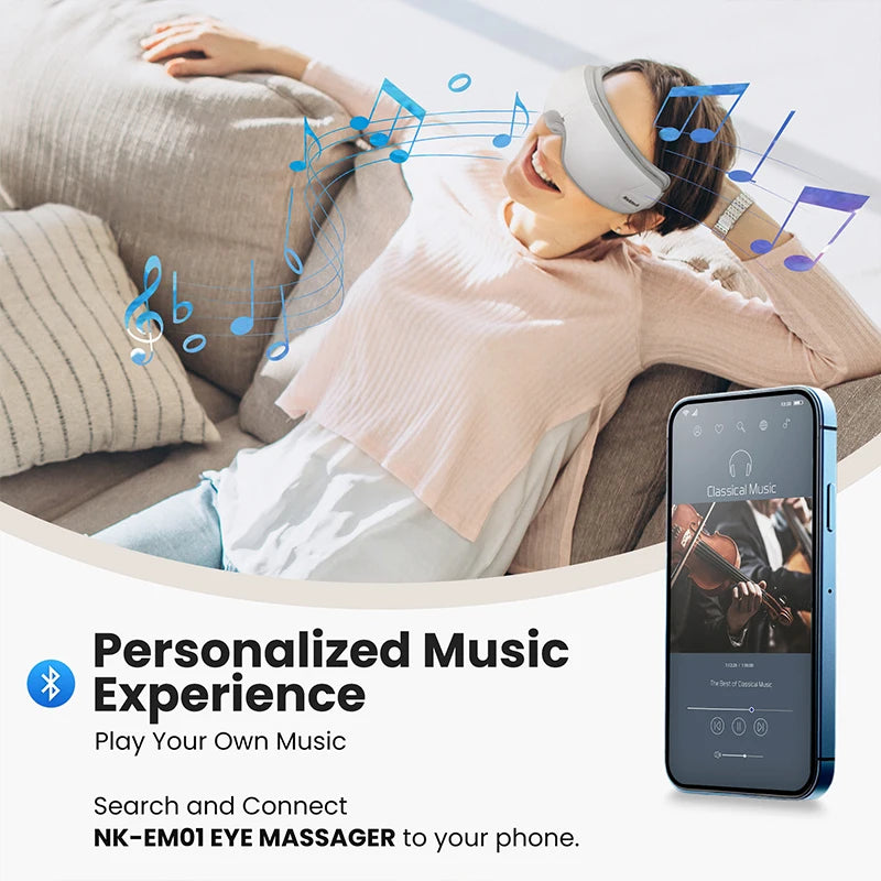 Bluetooth Eye Mask for Migraine Relief