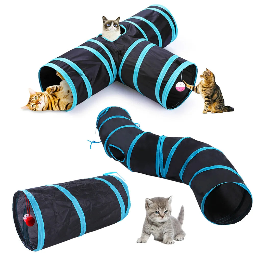 Foldable Cat Tunnel Breathable