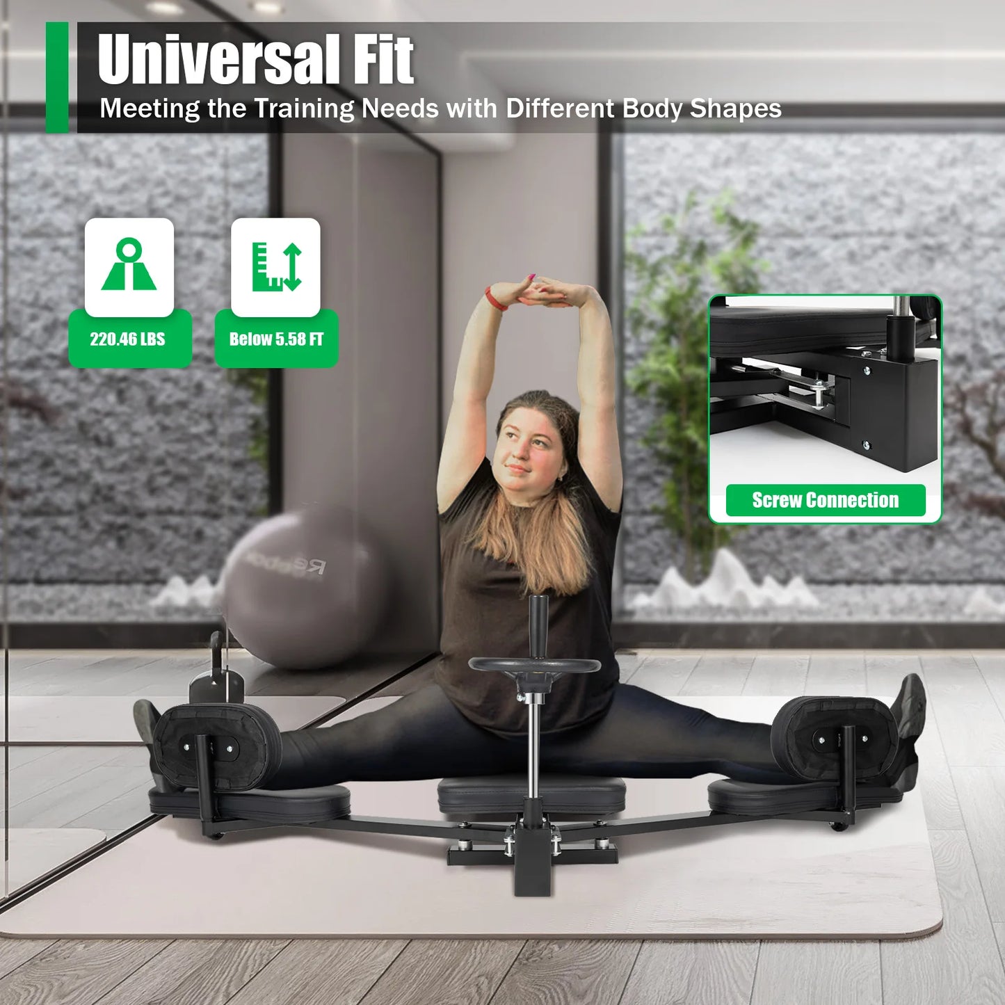 Leg Stretcher Fitness Training Flexibility Stretching Machine