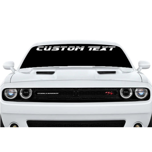 Custom Car Front Window Decor Decal