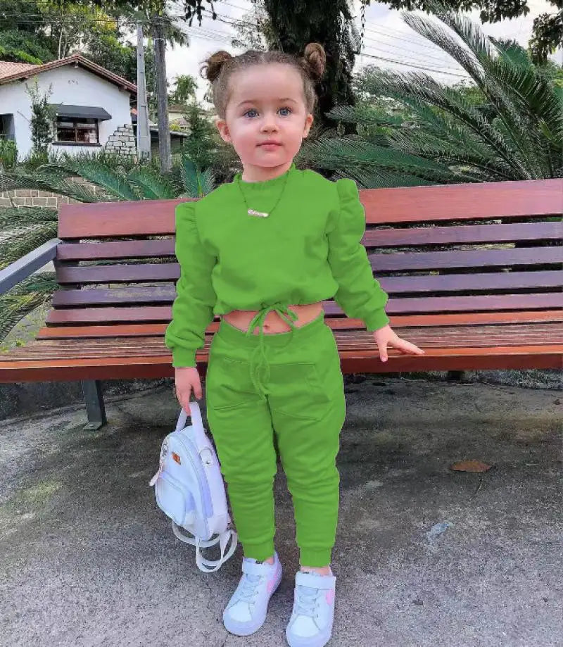 Children's Set Multi Color Sports Fashion Hoodie Set for 1-8 Years